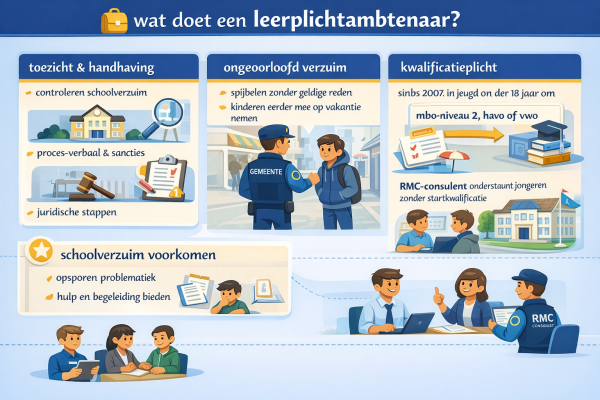 Alles over het beroep leerplichtambtenaar Wat doet een leerplichtambtenaar